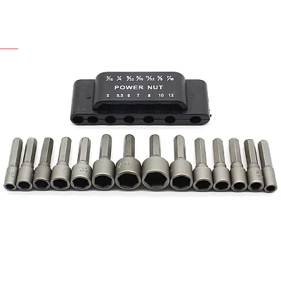 Set 2 X 14 capete tubulare pentru BIT Set 2 X 14 capete tubulare pentru BIT