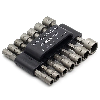 Set 2 X 14 capete tubulare pentru BIT Set 2 X 14 capete tubulare pentru BIT