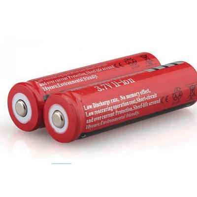 Set 2 Acumulatori UltraFire 18650 4200 mAh 3.7V ROSII Set 2 Acumulatori UltraFire 18650 4200 mAh 3.7V ROSII