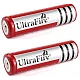 Set 2 Acumulatori UltraFire 18650 4200 mAh 3.7V ROSII Set 2 Acumulatori UltraFire 18650 4200 mAh 3.7V ROSII