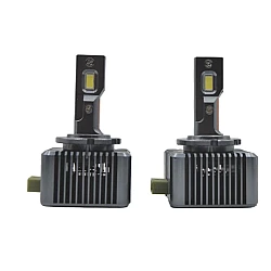 Set 2 Becuri auto LED D1S, 6500k, 110W/set, canbus Carcasa NEAGRA