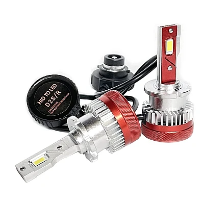 Set 2 Becuri D2s X 20 Auto LED 10000k 110W/Set Canbus 5600LM Carcasa Rosie Set 2 Becuri D2s X 20 Auto LED 10000k 110W/Set Canbus 5600LM Carcasa Rosie