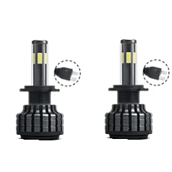 Set 2 Becuri H7 Led Auto X9 putere 60W temperatura 5500K 8000 lumeni/set