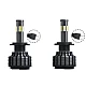 Set 2 Becuri H7 Led Auto X9 putere 60W temperatura 5500K 8000 lumeni/set