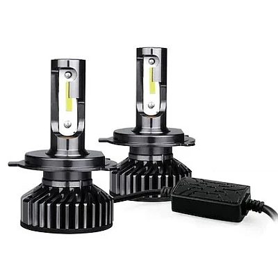 Set 2 Lampi LED V80 H4 auto canbus cu doua faze putere 200W temperatura 6000K Set 2 Lampi LED V80 H4 auto canbus cu doua faze putere 200W temperatura 6000K