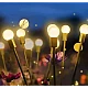Set 2 Lampi solare LED Alb Cald cu 6 bulbi decoratiune gradina licurici Set 2 Lampi solare LED Alb Cald cu 6 bulbi decoratiune gradina licurici