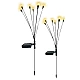 Set 2 Lampi solare LED Alb Cald cu 6 bulbi decoratiune gradina licurici Set 2 Lampi solare LED Alb Cald cu 6 bulbi decoratiune gradina licurici