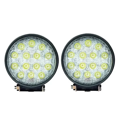 Set 2 Proiectoare LED TP-1642 auto offroad 42W 12V-24V 3520 lumeni ROTUNDE Set 2 Proiectoare LED TP-1642 auto offroad 42W 12V-24V 3520 lumeni ROTUNDE