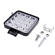 Set 2 Proiector PATRAT 16 led 12v-24v 48w lumina alba 6000k Slim Set 2 Proiector PATRAT 16 led 12v-24v 48w lumina alba 6000k Slim