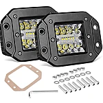 Set 2 Proiector auto 48W 4/6/4 LED 3 randuri 12/24v