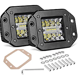 Set 2 Proiector auto 48W 4/6/4 LED 3 randuri 12/24v