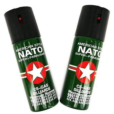 Set 2 Spray NATO paralizant de buzunar Set 2 Spray NATO paralizant de buzunar