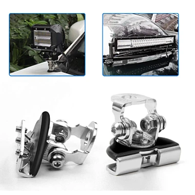Set 2 X Suporti Capota Regalbili 360 Led Bar / Proiectoare OFFROAD Universali Set 2 X Suporti Capota Regalbili 360 Led Bar / Proiectoare OFFROAD Universali