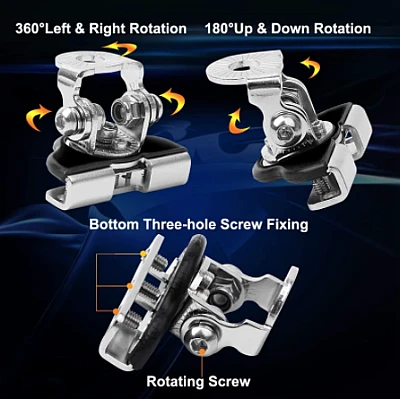 Set 2 X Suporti Capota Regalbili 360 Led Bar / Proiectoare OFFROAD Universali Set 2 X Suporti Capota Regalbili 360 Led Bar / Proiectoare OFFROAD Universali