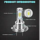 Set 2 becuri LED AUTO H7 3570 XL de ceata putere 80W 4000 lumeni temperatura 6000-6500K Set 2 becuri LED AUTO H7 3570 XL de ceata putere 80W 4000 lumeni temperatura 6000-6500K