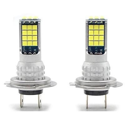 Set 2 Becuri Auto cu 30 Led H7 temperatura 6000k putere 90W 8500LM Fara Ventilator Set 2 Becuri Auto cu 30 Led H7 temperatura 6000k putere 90W 8500LM Fara Ventilator
