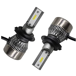 Set 2 becuri LED auto R6 H1/H8  putere 80W - 8000 Lumeni temperatura 6500k