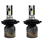 Set 2 Becuri H4 Led Auto cu doua faze R6 putere 80W - 4000Lm temperatura 6000k 