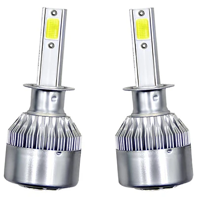 Set 2 becuri Led C6 H1 putere 36W temperatura 6500K 3800 LM Set 2 becuri Led C6 H1 putere 36W temperatura 6500K 3800 LM