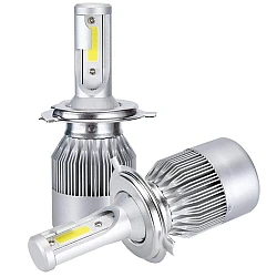 Set 2 becuri Led C6 H11/H8 putere 48W temperatura 6500K