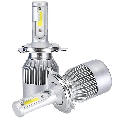 Set 2 becuri Led C6 H11/H8 putere 48W temperatura 6500K Set 2 becuri Led C6 H11/H8 putere 48W temperatura 6500K