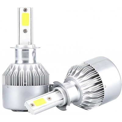 Set 2 becuri Led C6 H3 putere 36W temperatura 6500K Set 2 becuri Led C6 H3 putere 36W temperatura 6500K
