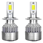 Set 2 becuri Led auto C6 H7 putere 36W 3800LM temperatura 6500K