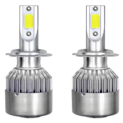 Set 2 becuri Led auto C6 H7 putere 36W 3800LM temperatura 6500K Set 2 becuri Led auto C6 H7 putere 36W 3800LM temperatura 6500K