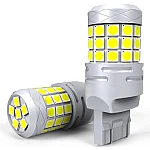 Set 2 becuri auto LED T20 42 SMD 120W 6000K 10000LM