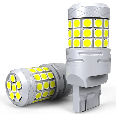 Set 2 becuri auto LED T20 42 SMD 120W 6000K 10000LM Set 2 becuri auto LED T20 42 SMD 120W 6000K 10000LM