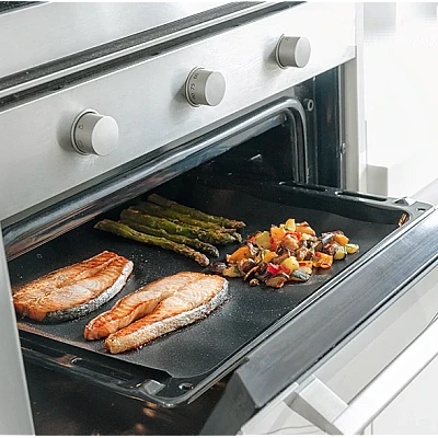 Set 2 folii antiaderente BBQ Grill Matt din teflon pentru gratar Set 2 folii antiaderente BBQ Grill Matt din teflon pentru gratar