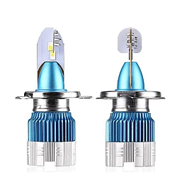 Set 2 lampi H4 LED MI2 auto cu doua faze putere 50W temperatura 6000k