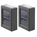 Set 2 lampi solare pentru perete exterior YD-3
