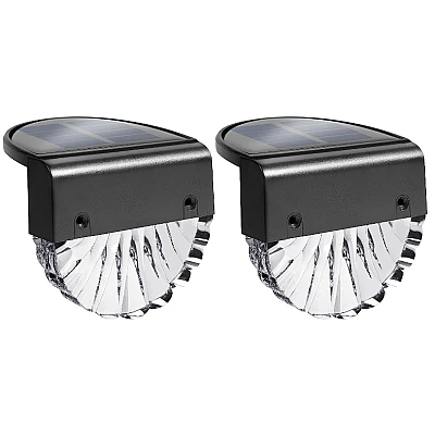 Set 2 lampi solare pentru trepte 10 lumeni Set 2 lampi solare pentru trepte 10 lumeni