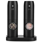 Set 2 rasnite electrice sare piper sau alte condimente cu incarcare USB