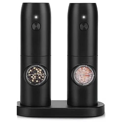 Set 2 rasnite electrice sare piper sau alte condimente cu incarcare USB