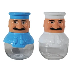 Set 2 solnite pentru sare si piper in forma de bucatar