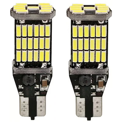 Set 2 x Becuri auto LED SMD T15 16W Canbus Set 2 x Becuri auto LED SMD T15 16W Canbus