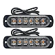 Set 2 x Lumini de Avertizare 6 LED pentru platforma ATV Tractor Jeep Off Road Set 2 x Lumini de Avertizare 6 LED pentru platforma ATV Tractor Jeep Off Road