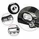 Set 2 x Suport Capota FICSI pentru fixare LED BAR / proiectoare capota universal dreptunghiular