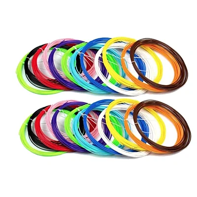 Set 20 Filamente pentru Creion 3D, 1.75 mm, 5 m/buc, Multicolore Set 20 Filamente pentru Creion 3D 1.75 mm 5 m/buc Multicolore