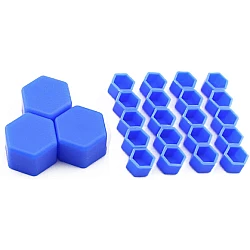 Set 20 capace prezoane 17" ALBASTRE din Silicon pentru jante