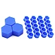 Set 20 capace prezoane 17" ALBASTRE din Silicon pentru jante Set 20 capace prezoane 17" ALBASTRE din Silicon pentru jante