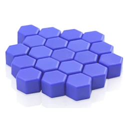 Set 20 capace prezoane 17" MOV INCHIS din Silicon pentru jante
