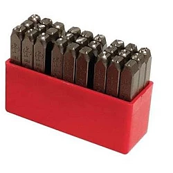 Set 27 poansoane litere 10 mm