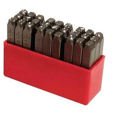 Set 27 poansoane litere 10 mm