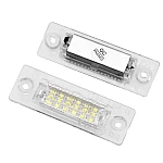 Set 2X Lampi numar LED pentru VW Touran Caddy Golf Plus Passat Transporter Skoda Superb