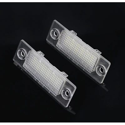 Set 2X Lampi numar LED pentru VW Touran Caddy Golf Plus Passat Transporter Skoda Superb Set 2X Lampi numar LED pentru VW Touran Caddy Golf Plus Passat Transporter Skoda Superb