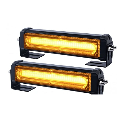 Set 2X Rampa avertizare galbena 3 LED COB Set 2X Rampa avertizare galbena 3 LED COB