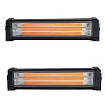 Set 2X Rampa avertizare galbena 3 LED COB